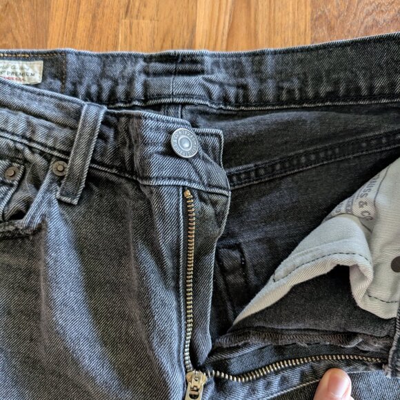 4 pairs of Levis 512 premium stretch selvedge denim jeans 30x32 blue and black - Picture 10 of 12